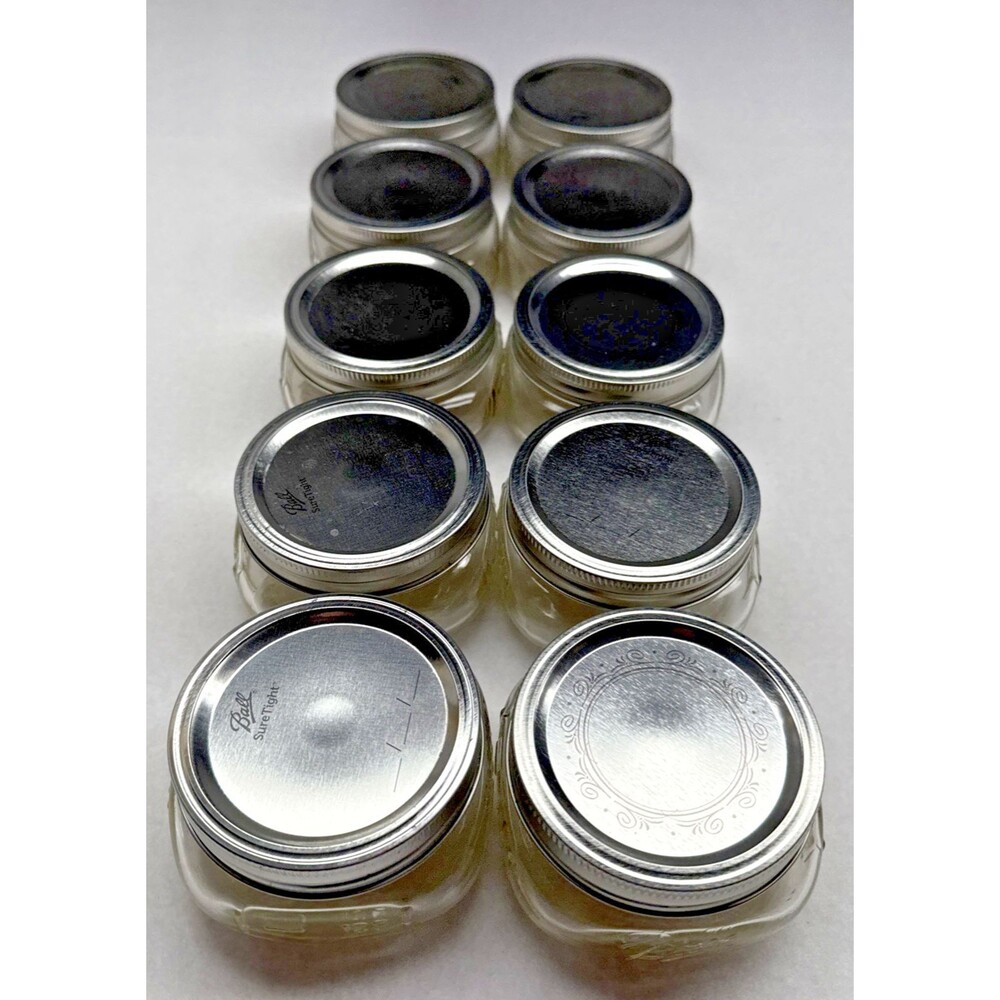 Ball Clear Glass widemouth Squaty Canning Jars Set of 10  Storage 125 ml - Picture 7 of 8